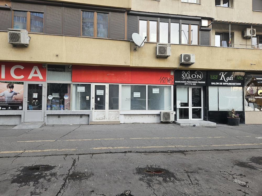Spațiu comercial 153 mp   vitrină stradală, trafic intens Mihai Bravu direct proprietar
