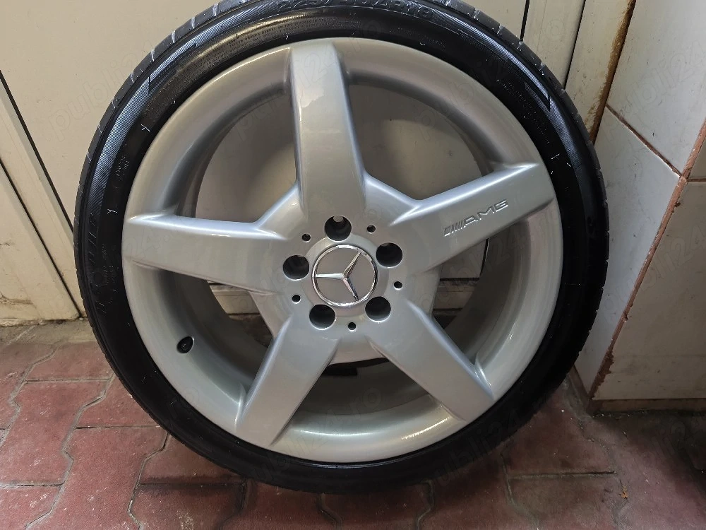 Jante Mercedes AMG , R18 , 2 lățimi, cauciucuri noi