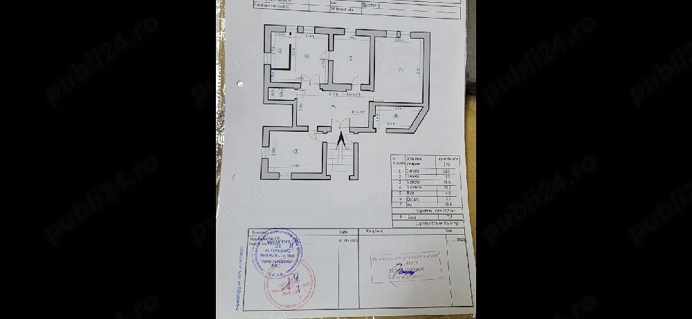 vand apartament 4 camere la cinema scala 102 metri la demisol la 130000 euro la vila 