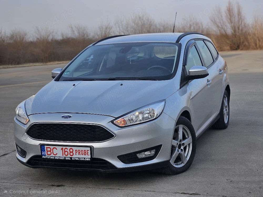 Ford Focus 1.5 TDCI 120Cp, euro6,2016,numere rosii 2 luni,1 an garanție,livrare,RATE cu buletinul