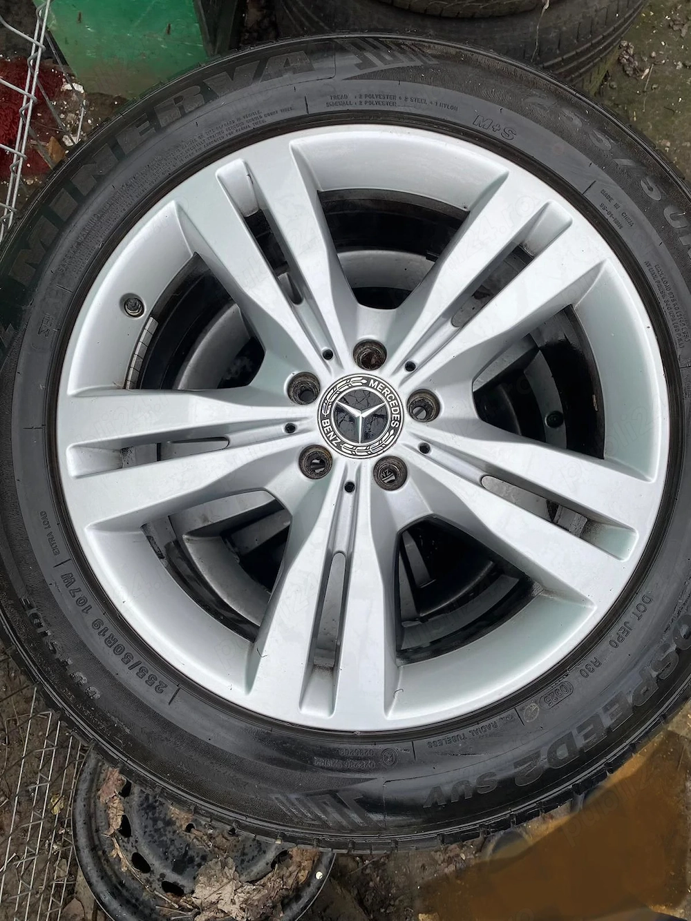 jante 19 original mercedes ML GLE w166 cu anvelope 255 50 19  allseason 