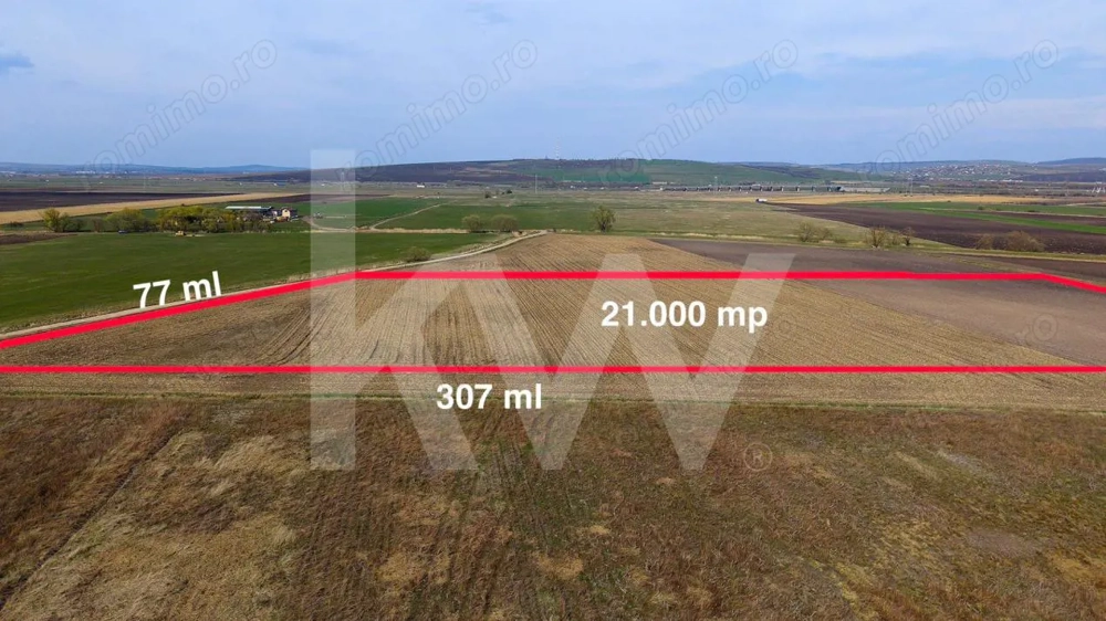 Teren Intravilan 21.439mp S+P+3E+ER deschidere 77m  Calea Surii Mici