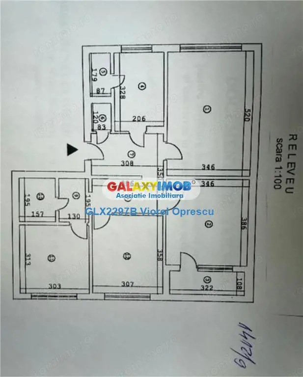 Apartament 4 camere, decomandat, necesita renovare, Metrou, Titan