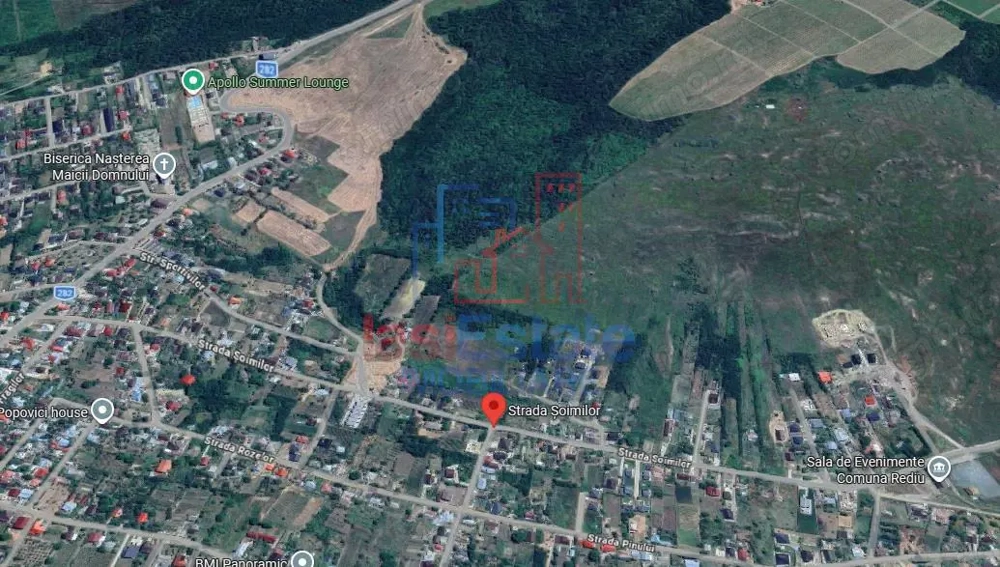 Breazu  Rediu TEREN 1145mp cu casa Batraneasca la asfalt cu utilitati