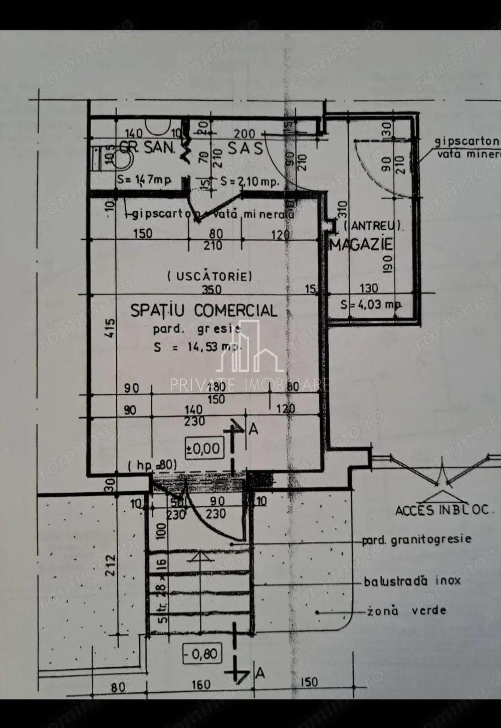 Spatiu Cmercial de Vanzare, 22mp utili, Zona Fortuna, Tudor