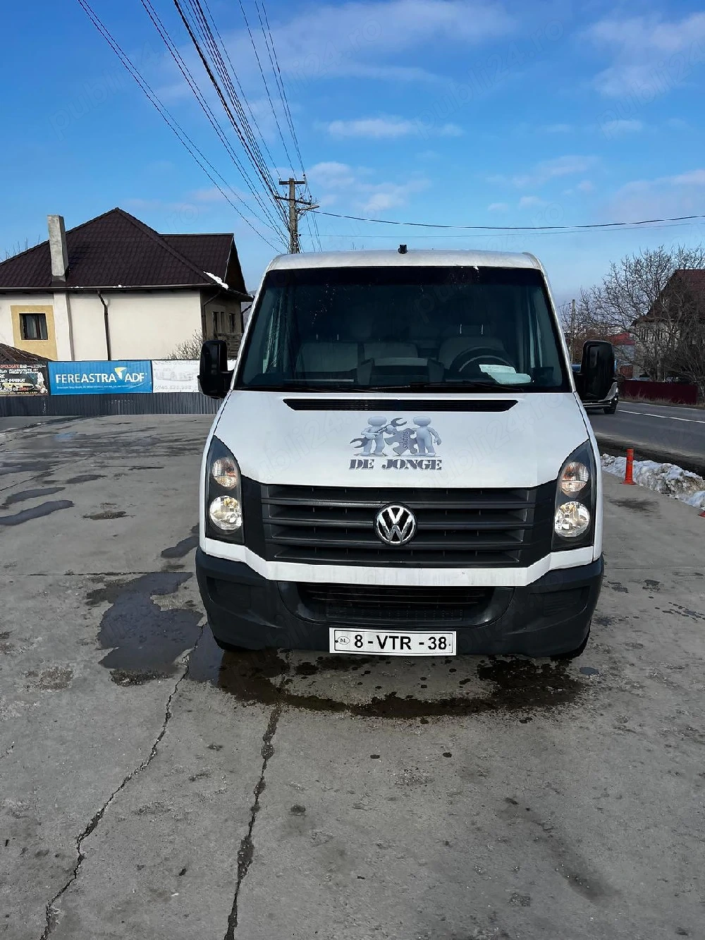 vand Volkswagen crafter cu 3 locuri si duba an 2012 euro 5