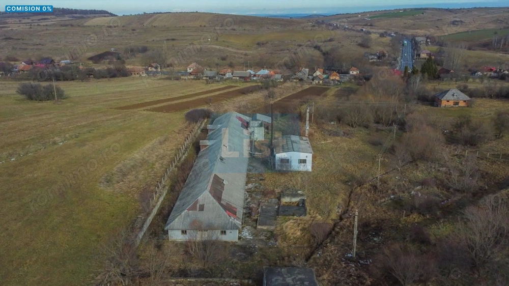 Comision 0%! Teren, 7400 mp constructie 826 mp, Paniceni Cluj