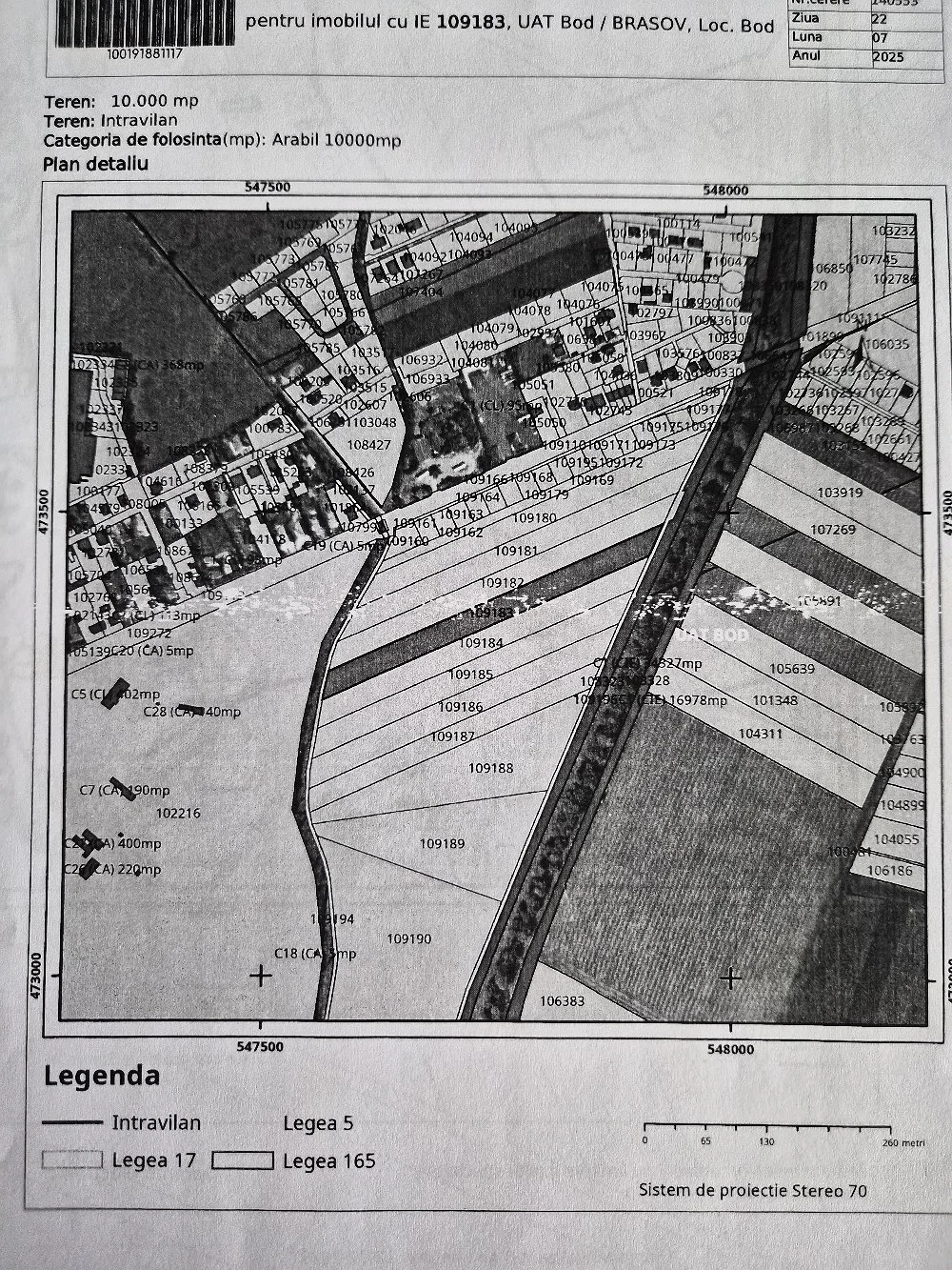 teren Bod 10.0000 mp 15 euro  mp