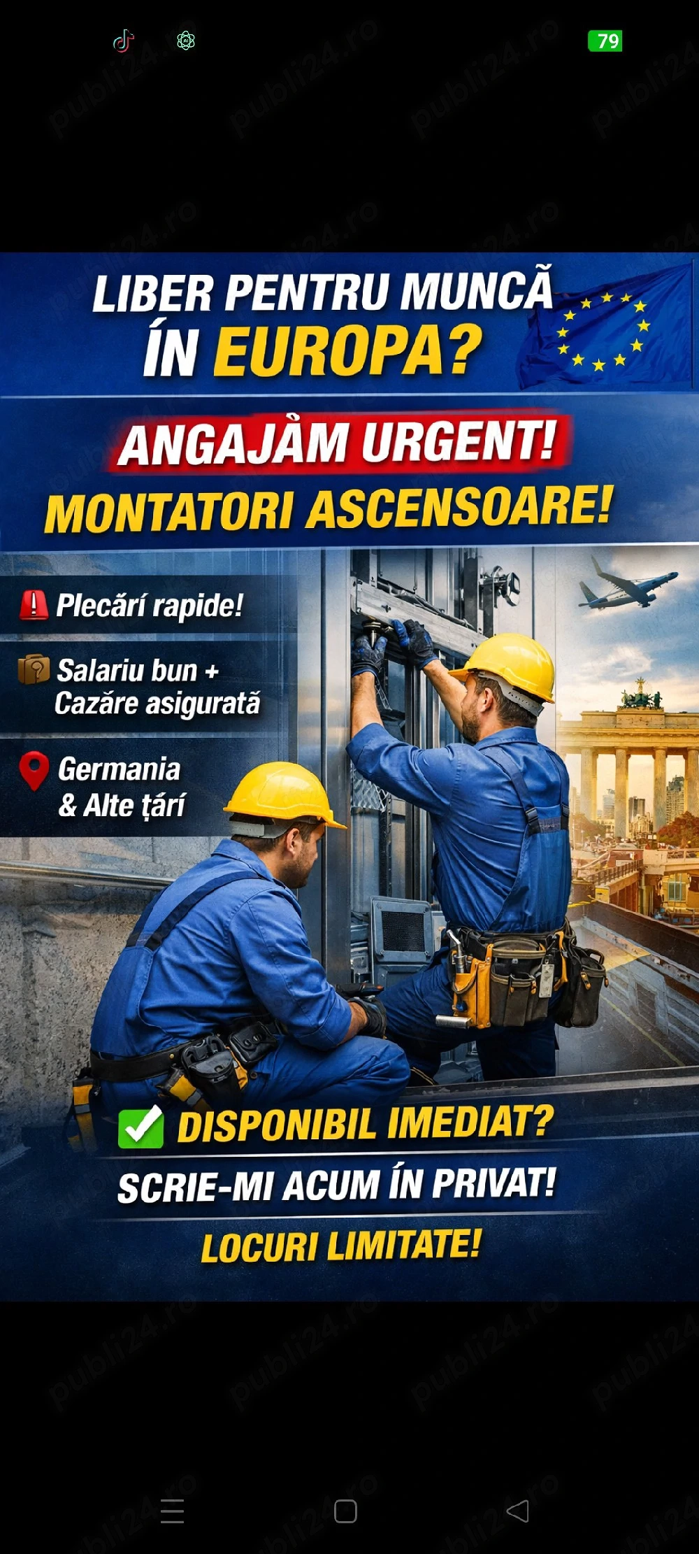 Angajări in cadrul Companiei Kone 