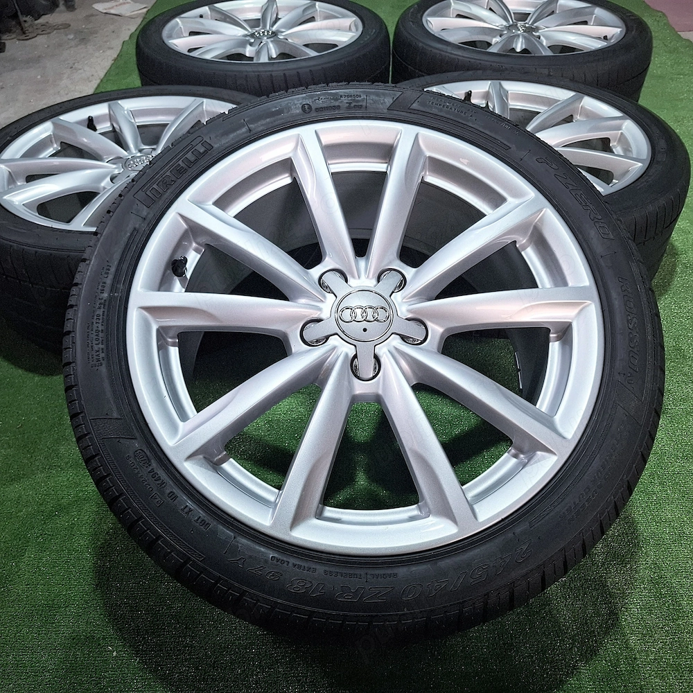 Roti,jante R18 aluminiu 5x112 Audi Originale 18" 4F0601025CP