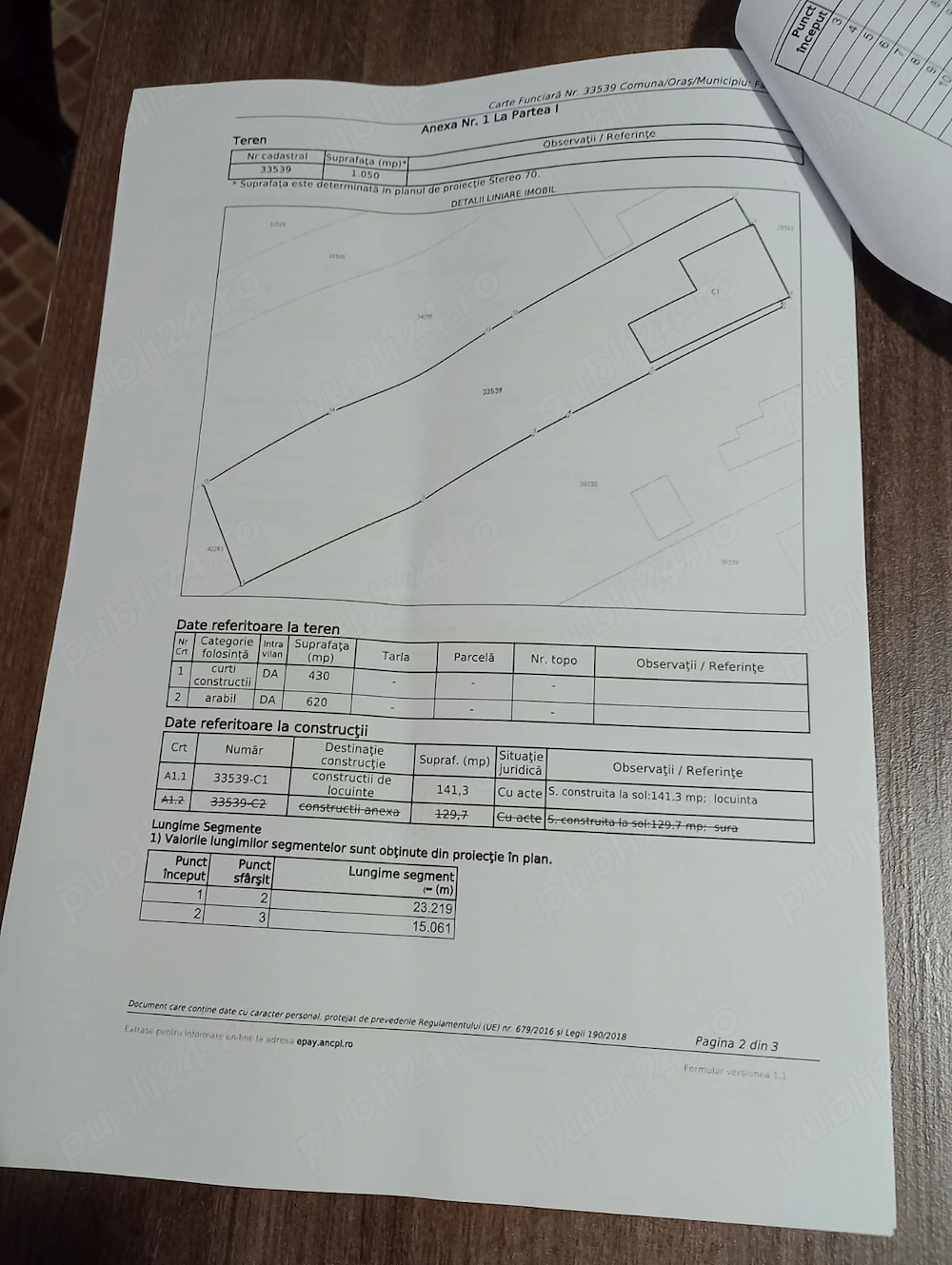 Teren intravilan cu casă bătrânească, Fălticeni, Str. Sucevei, total 1917 mp.