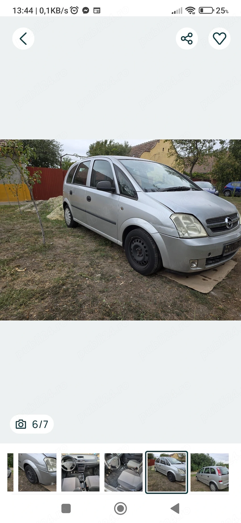 Vând Opel meriva benzina 