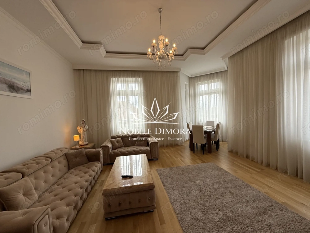 Apartament istoric de lux cu 3 camere de 130mp langa Prefectura - Bastion