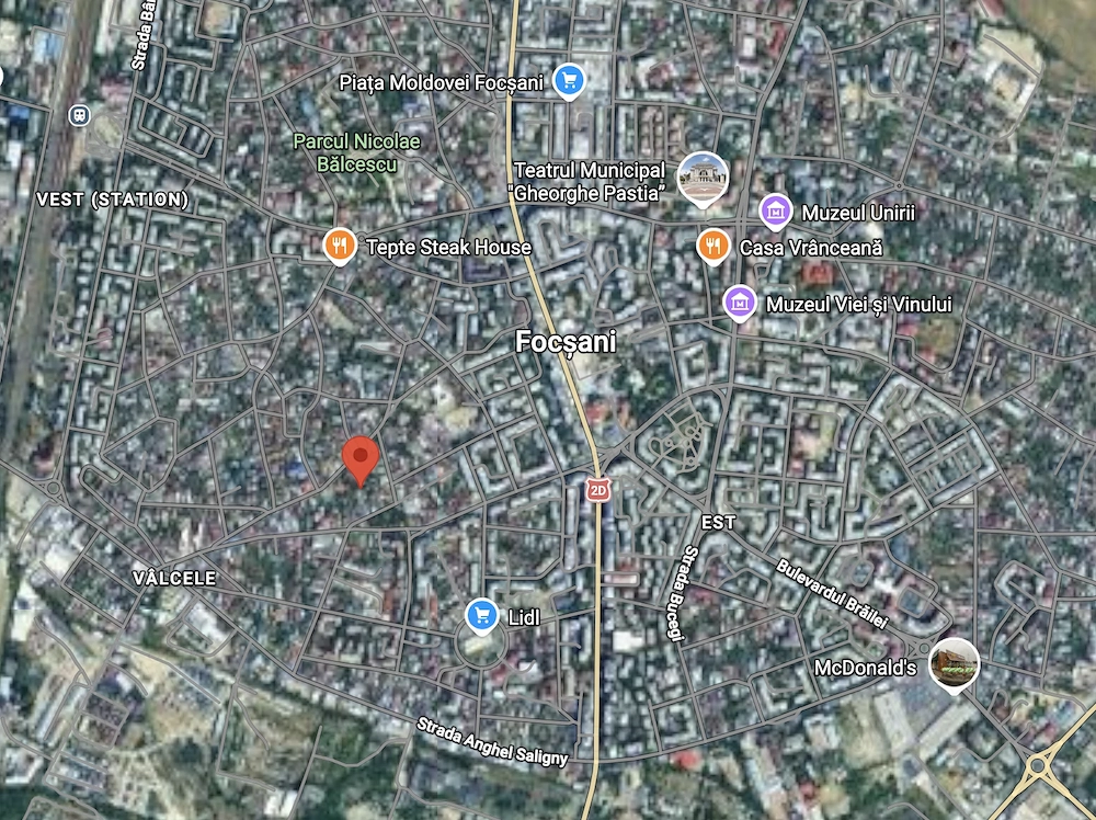 Teren 1050mp Focsani - zona centrala
