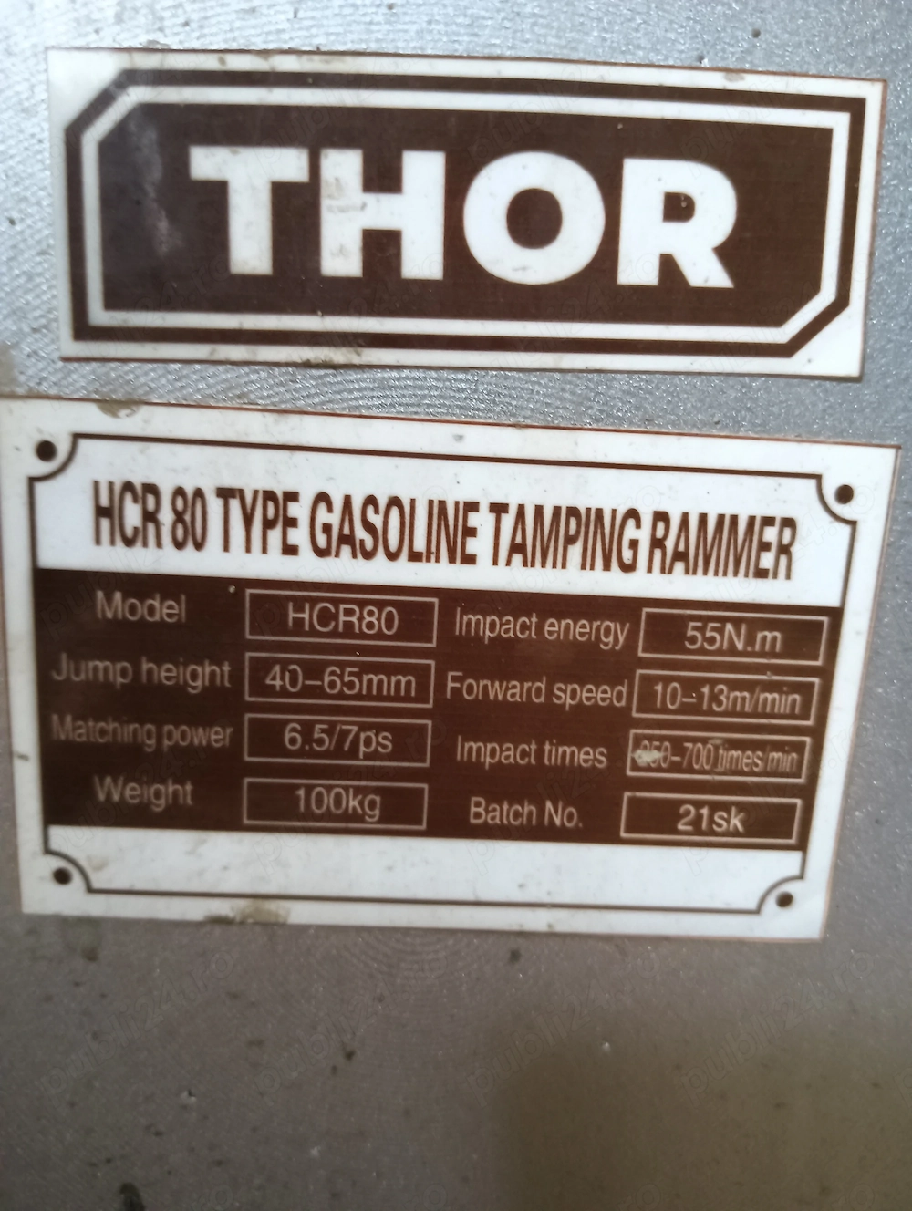 Compactor Mai de vânzare Thor