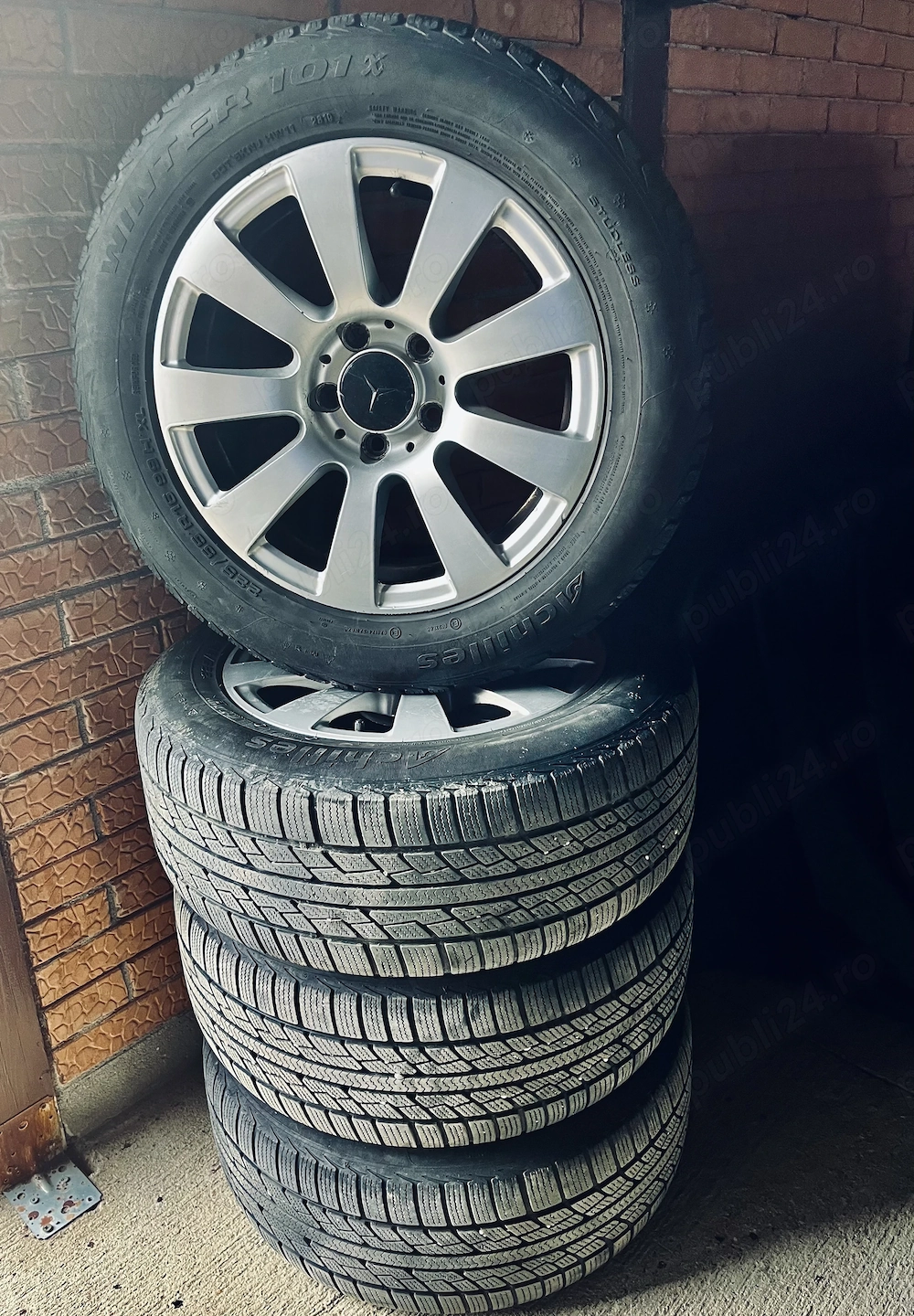 Set 4 Jante / Roti R16 cu anvelope iarna Mercedes E-class w212