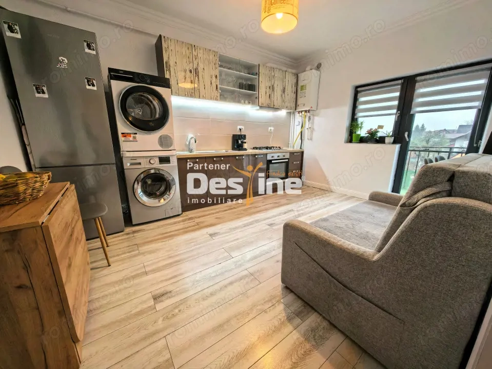 Ocazie apartament 1 camera 41 mp mobilat și utilat + loc de parcare și balcon