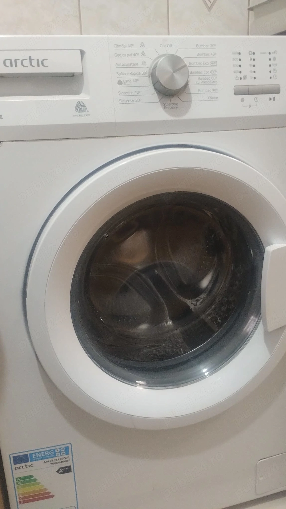 Vand masina automata rufe