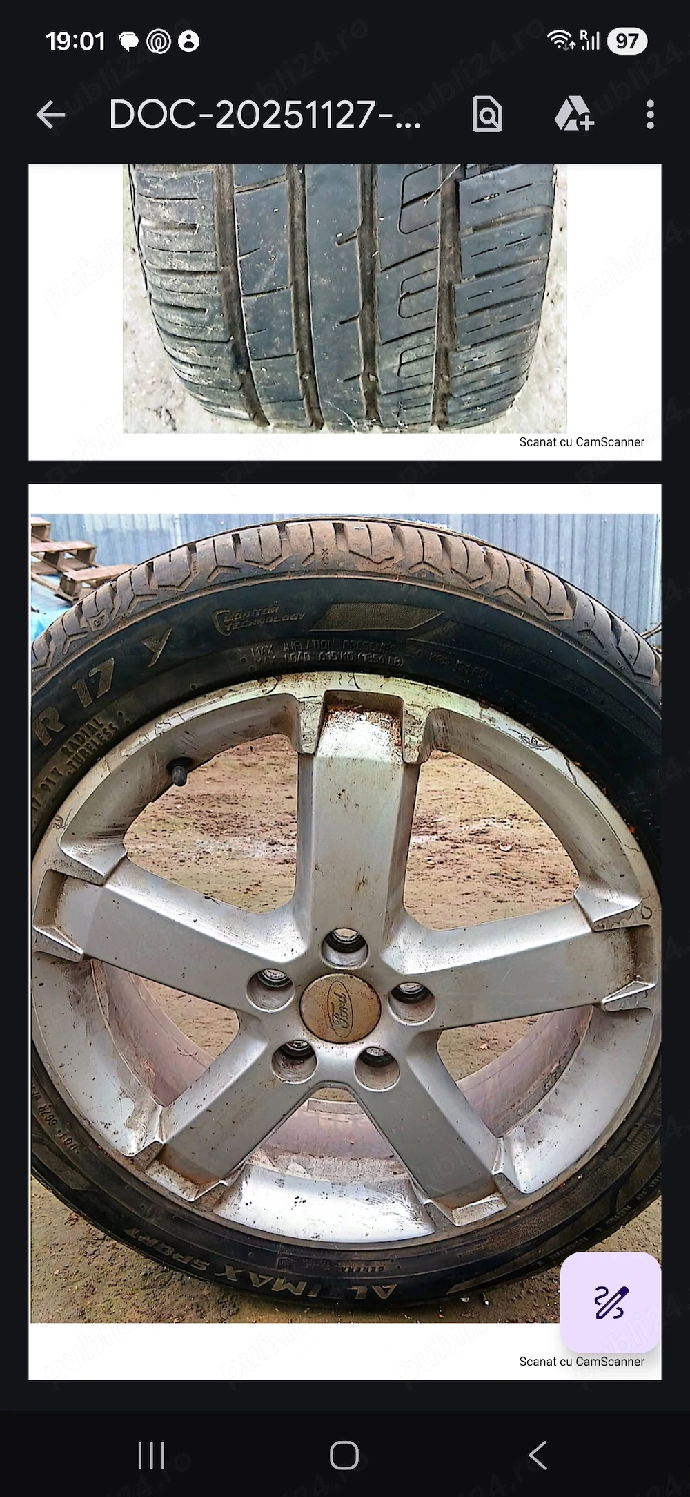 Cauciucuri+jante ford +cauciucuri santa fe de vara