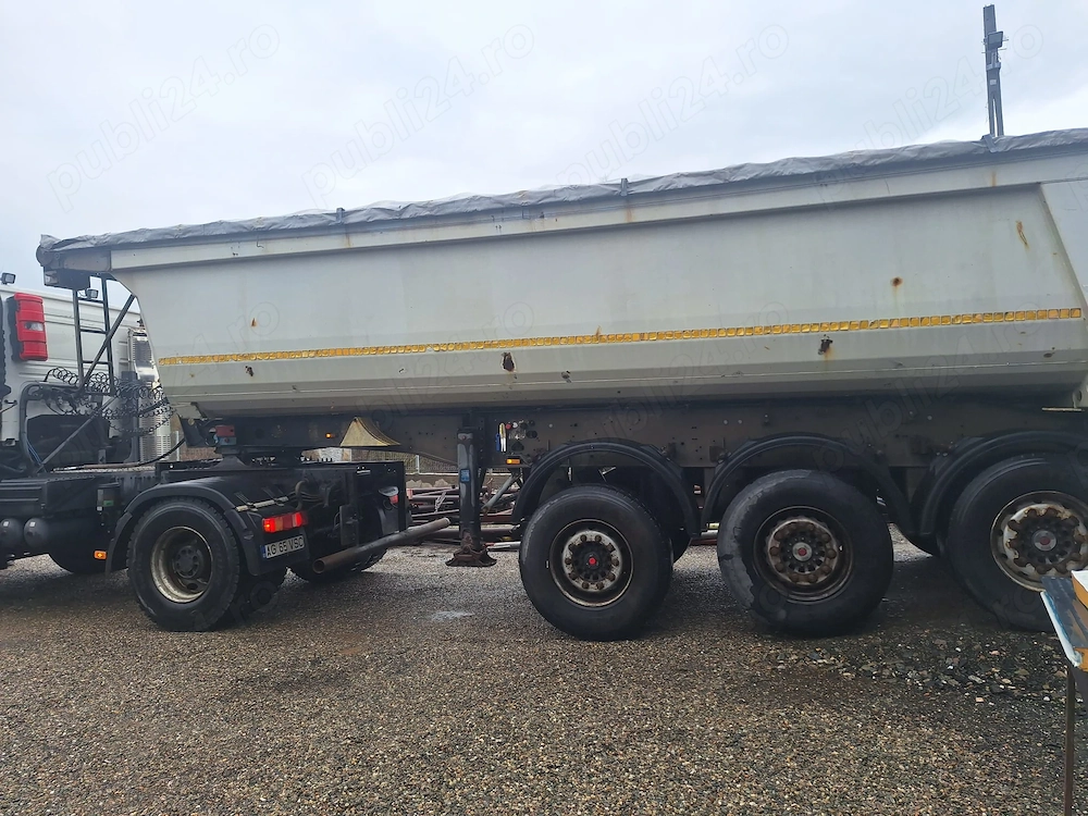 Semiremorca basculabila Schmitz, an 2008. Cap tractor VOLVO FM 440, tractiune 4x4