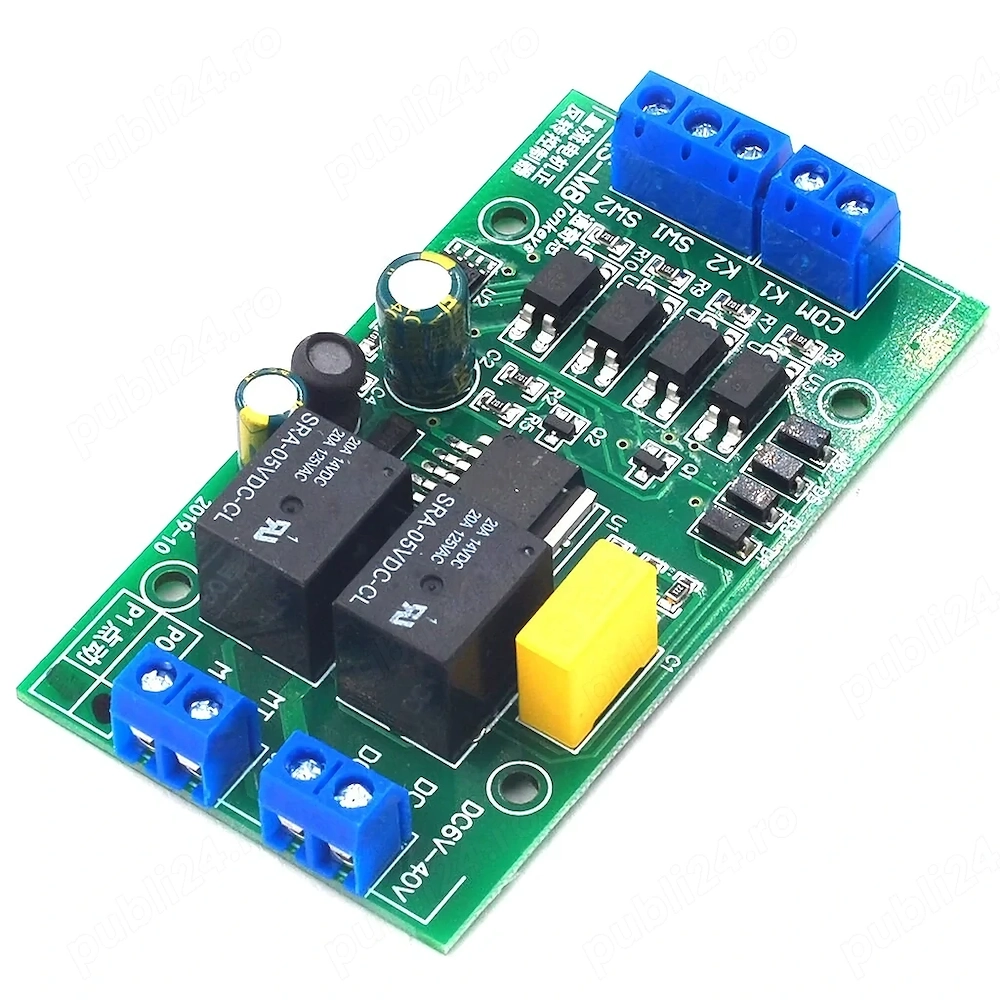 Controller motor DC 12V 24V cu revers   schimbare sens motor curent continuu, control înainte înapoi