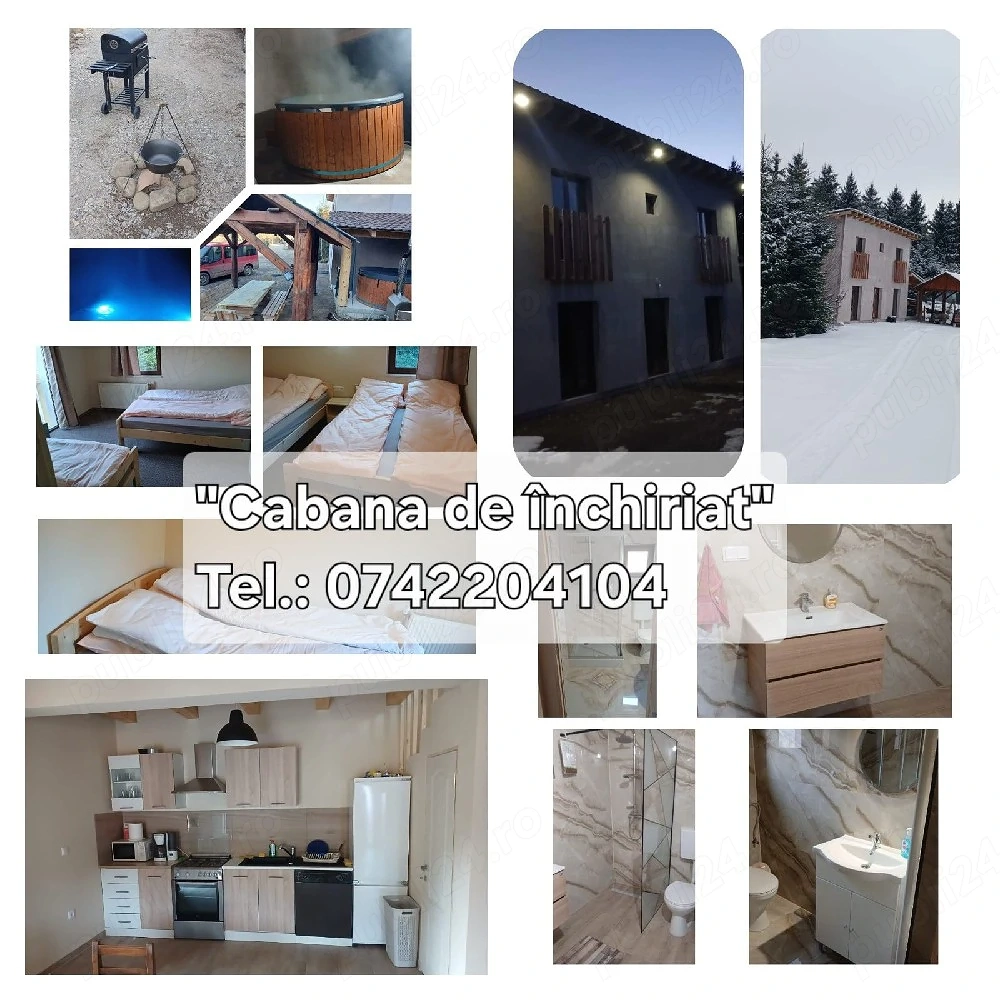 cabana de închiriat