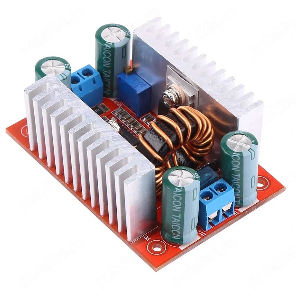 Modul Step-up Boost DC-DC 400W 15A   Ridicător de Tensiune 8.5V-50V la 10V-60V
