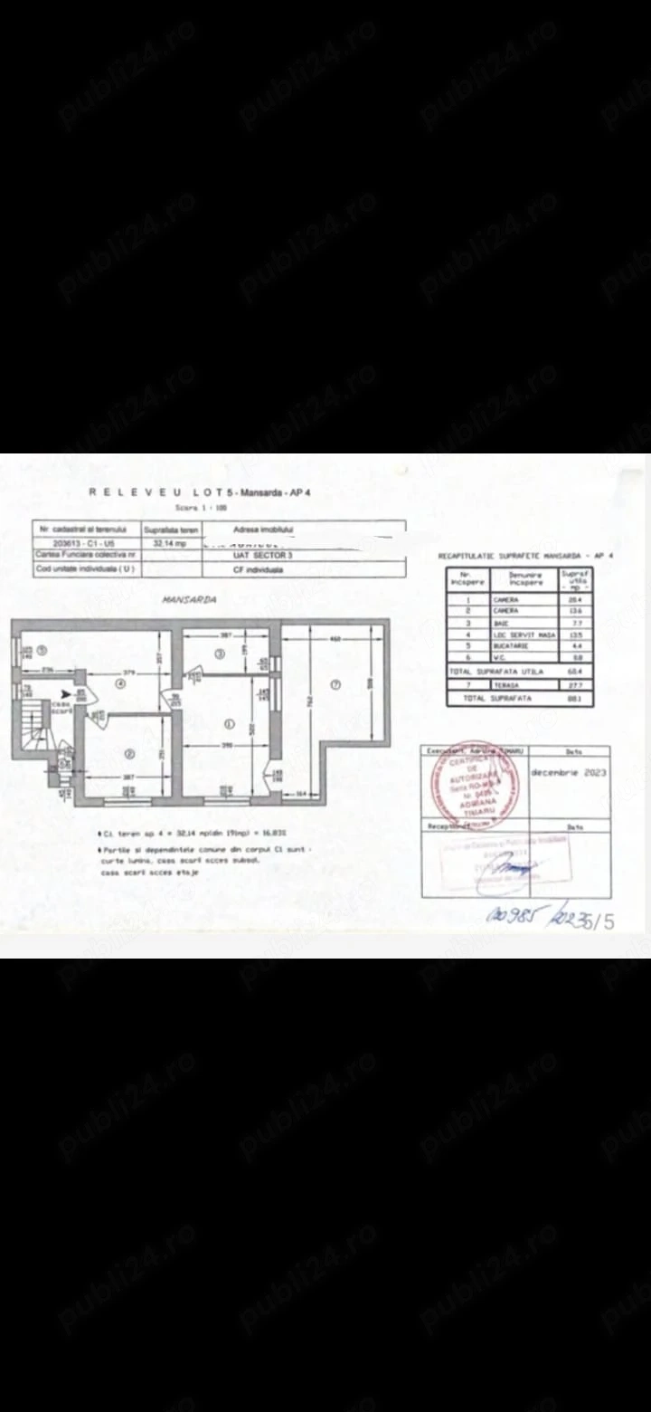 vand apartamente decebal sector 3 lux 2000 euro metru patrat faomat din s+p+3 constructie lux 