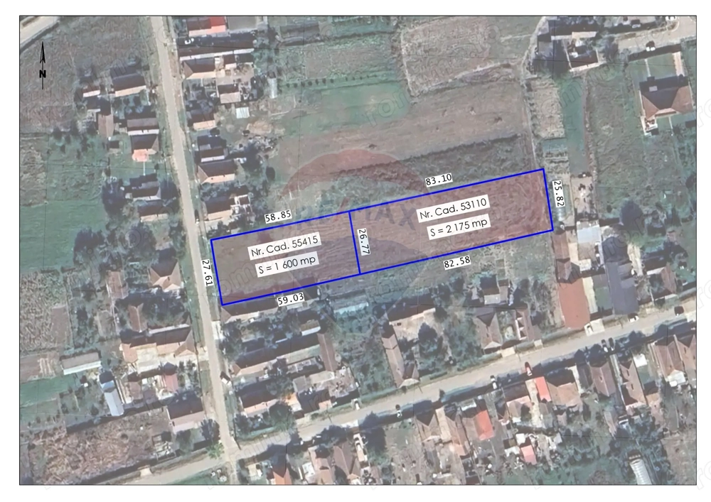 De vânzare teren intravilan, 3,775 mp, Cefa