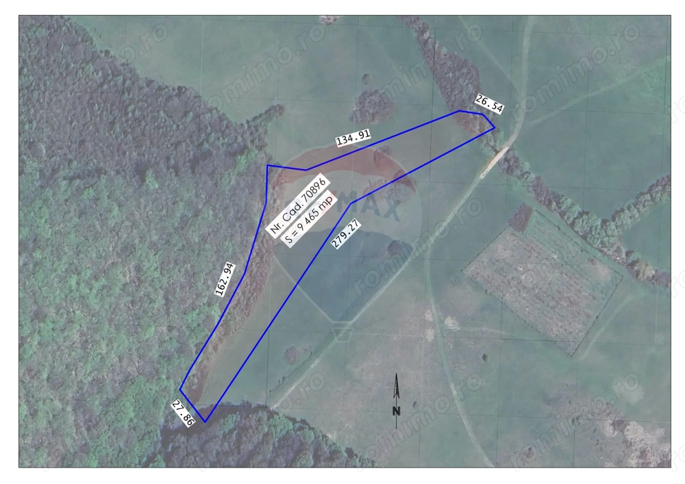 Teren intravilan, 9465 mp, Betfia, lângă pădure, de vânzare