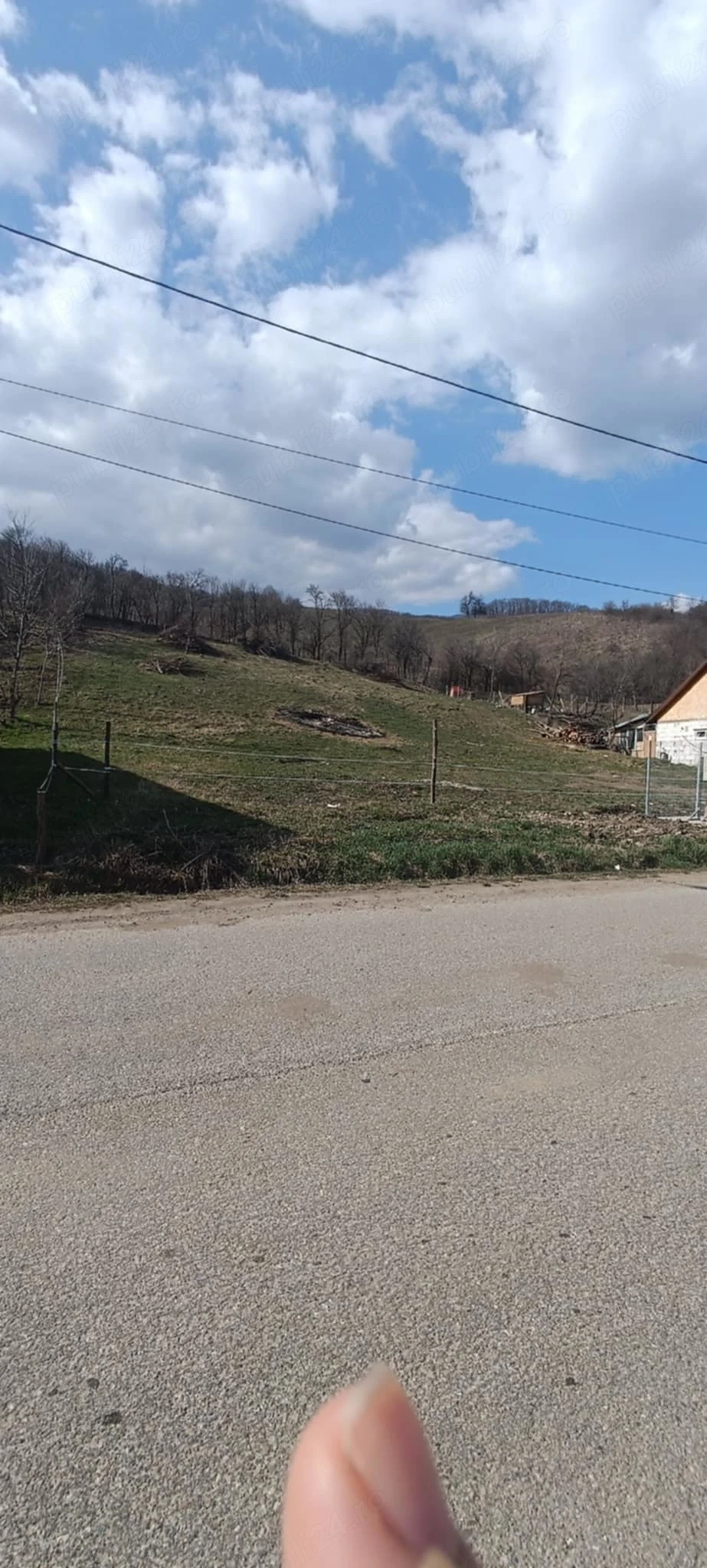 Vand teren  in albesti bistritei