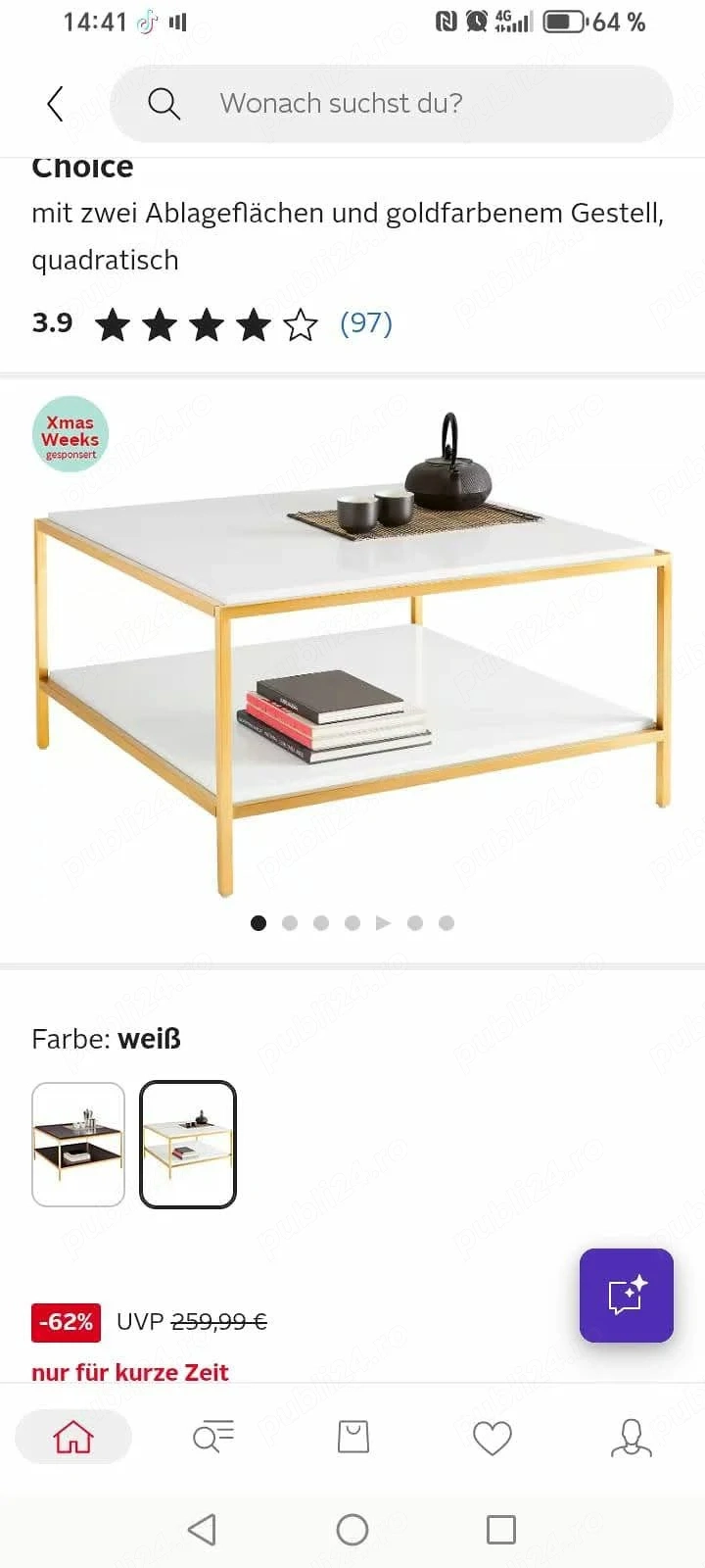 Măsuță noua de vânzare 