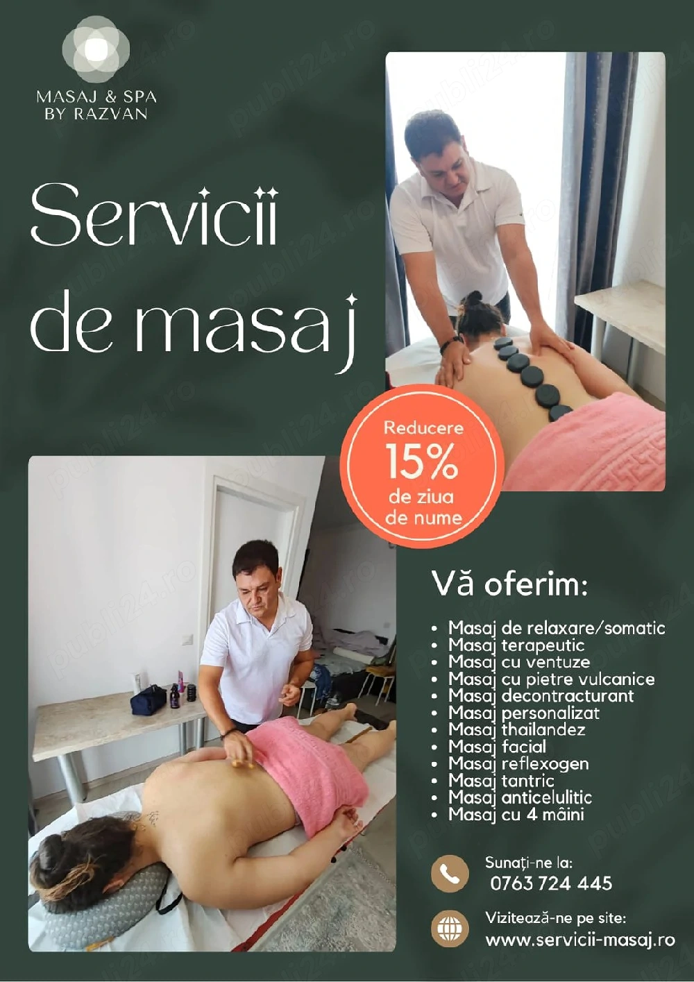 Masaj de relaxare terapeutic București 