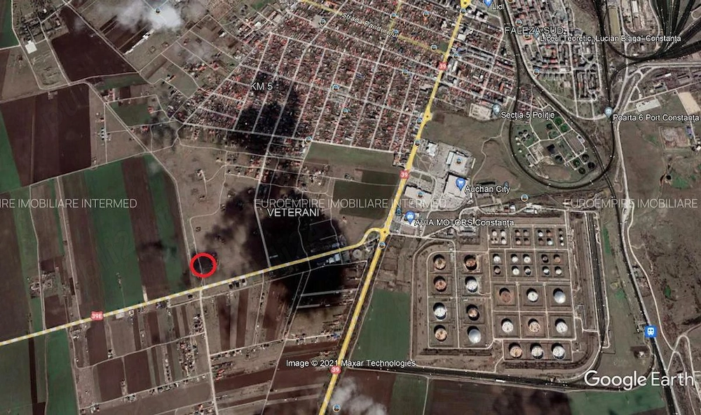 Teren de vanzare in Constanta, Km 5 Veterani - 500 mp