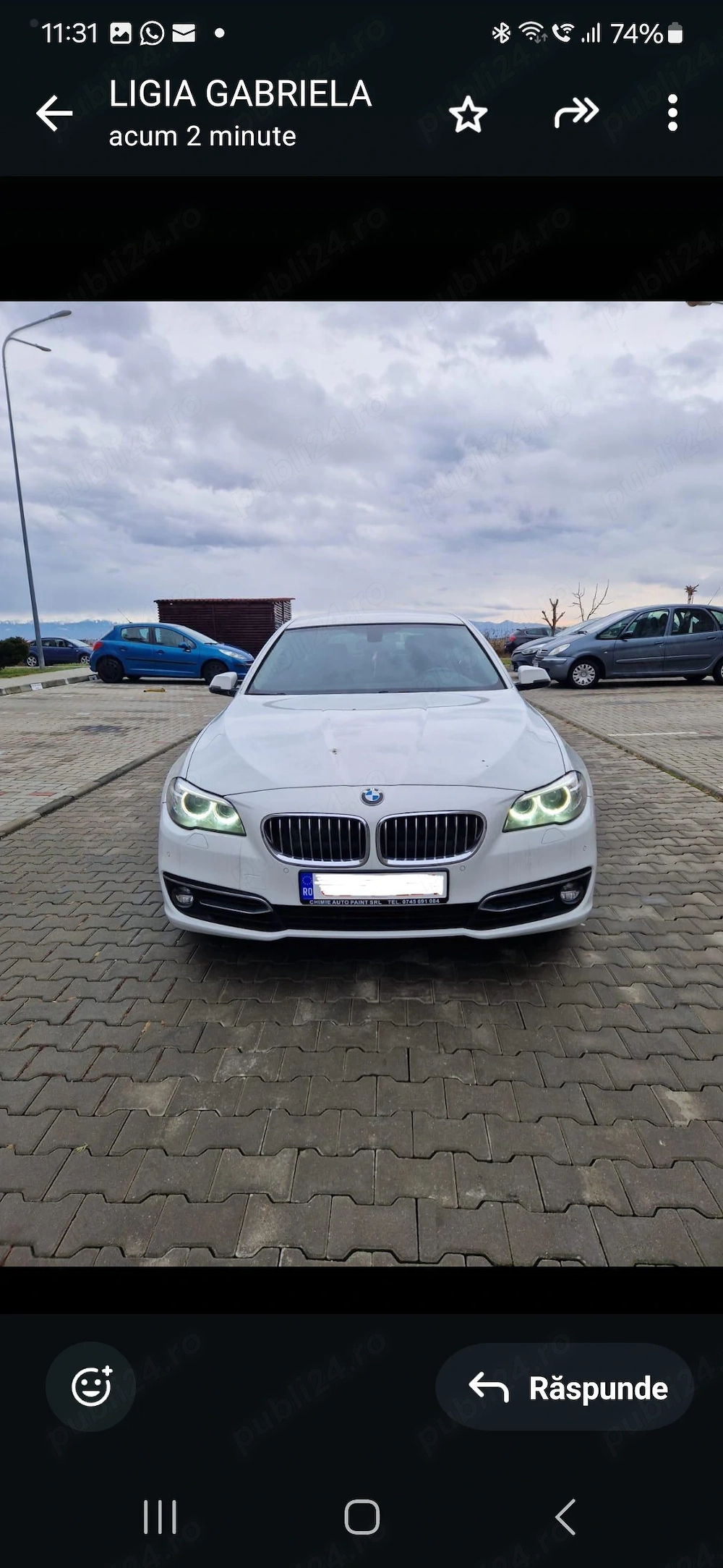 Vând BMW 520d facelift luxory line euro 6