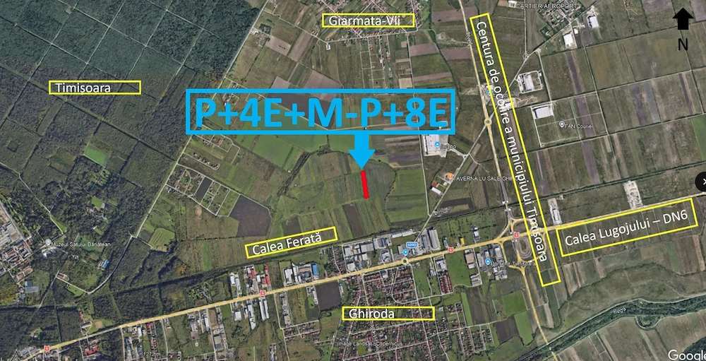 Ghiroda (L3) | Teren Constructii Rezidentiale , Regim Inaltime Mare