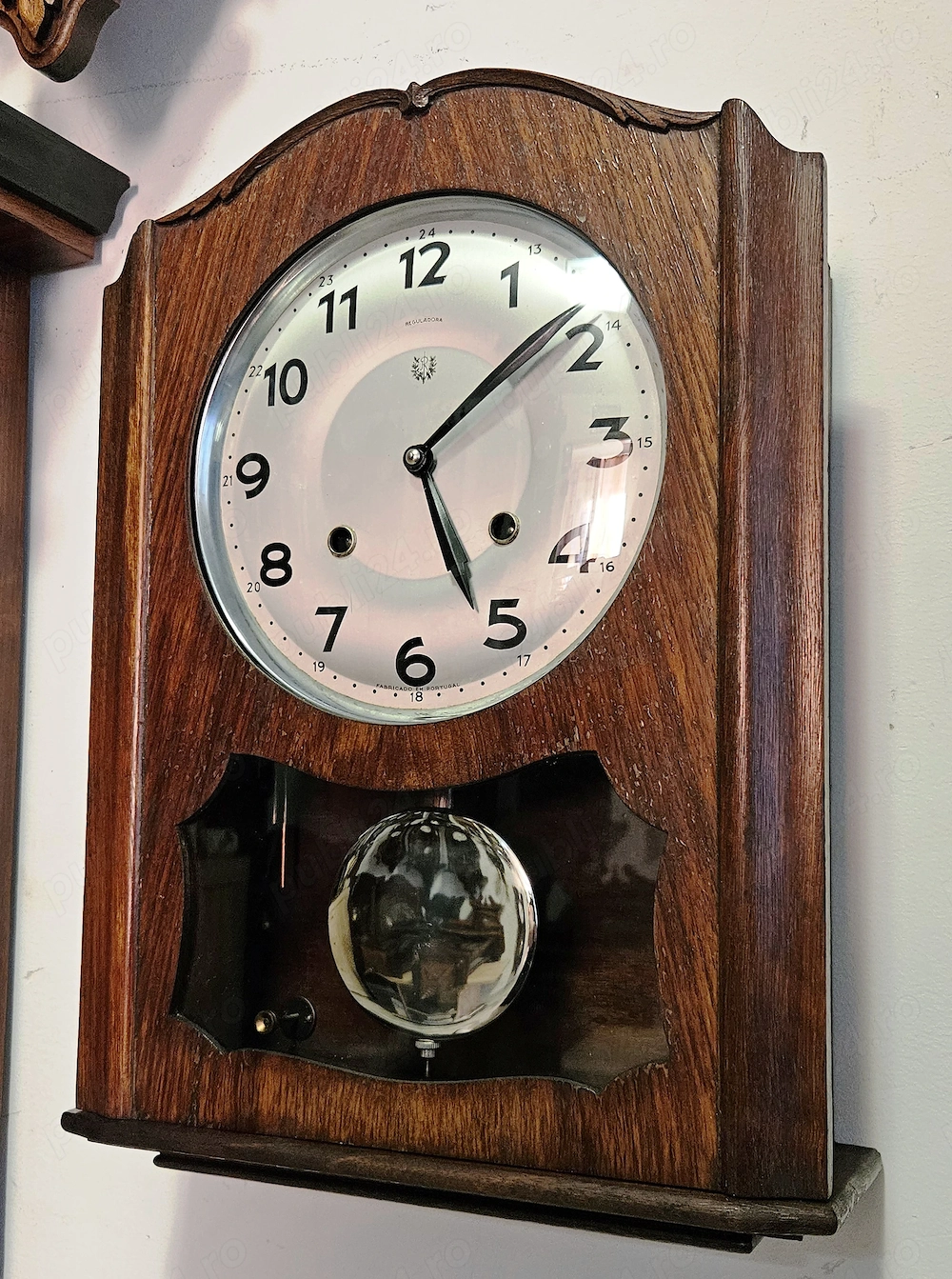 Ceas de perete cu pendul Reguladora - Portugalia