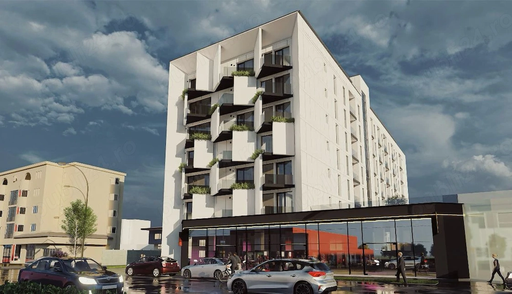 Zona b-dul Republicii (Catedrala)- BLOC NOU   apartament cu 2 camere, finisat