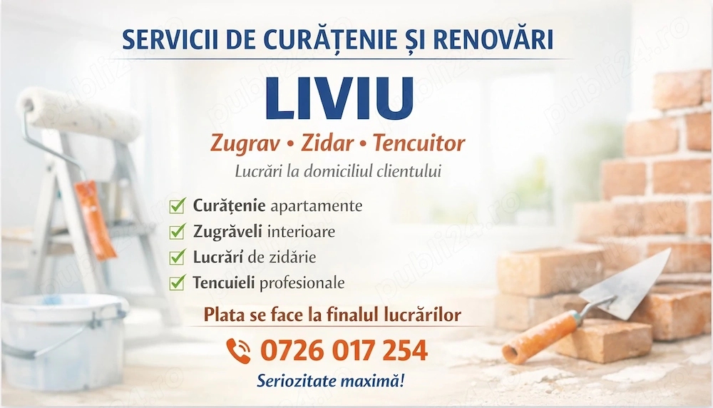 Lucrari de Curatenie 