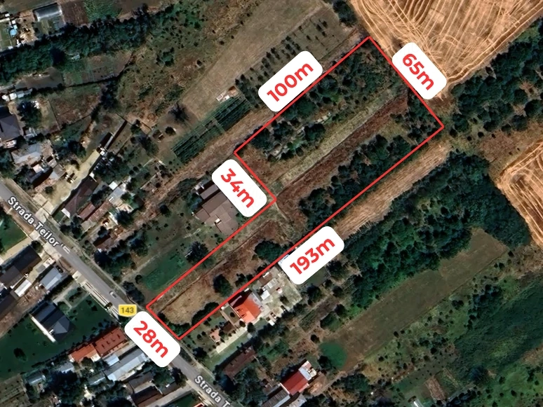 Săbăreni-Teren intravilan 9000mp