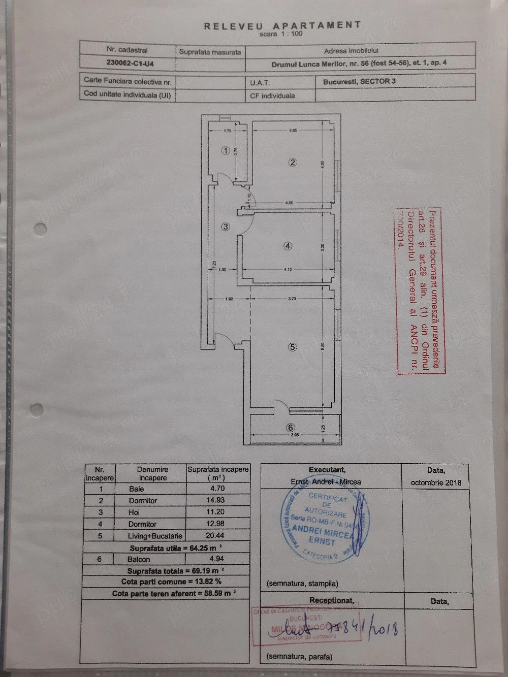 Apartament 3 Camere