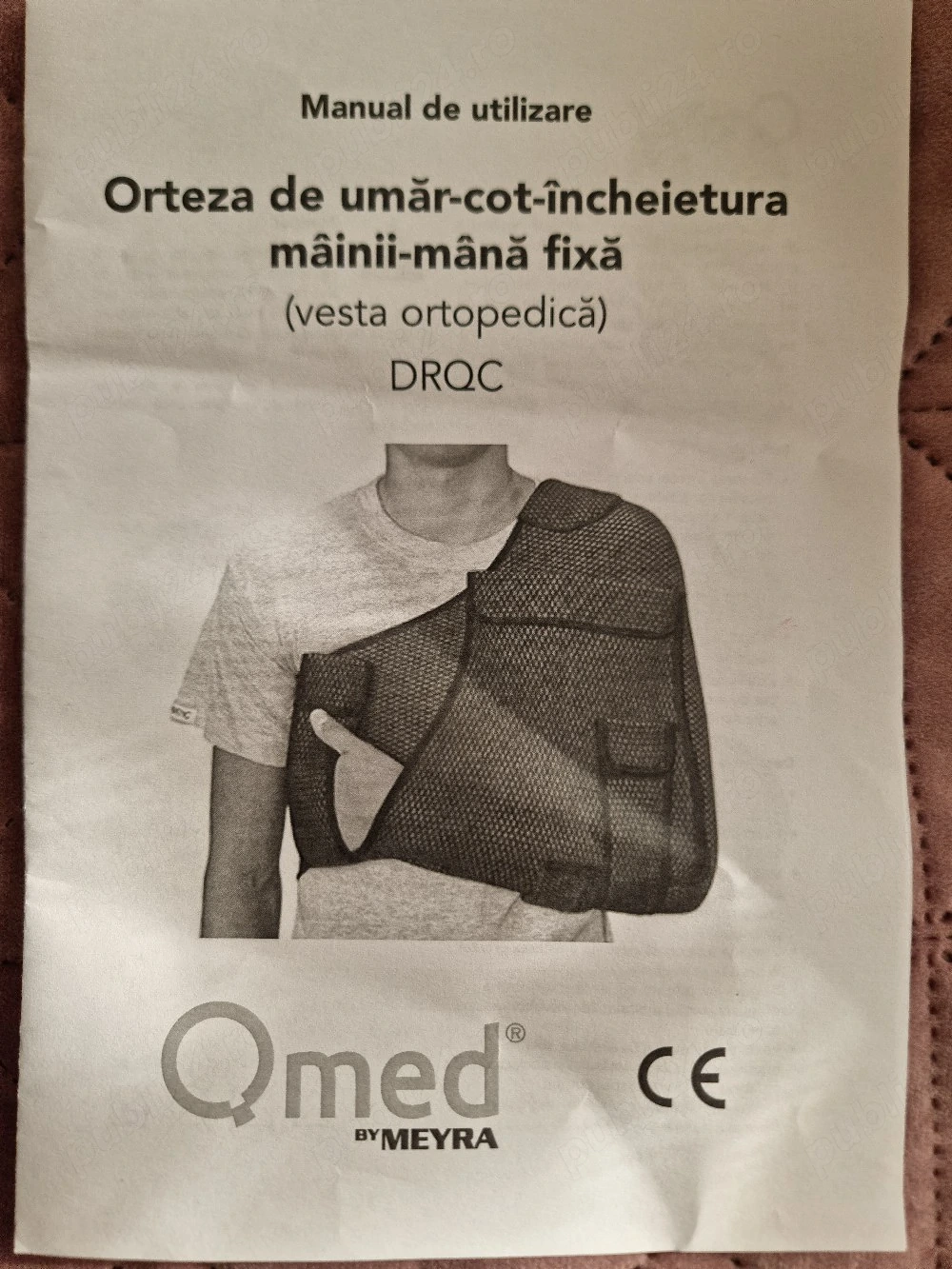 Orteză de umăr - cot - încheietura mâinii - mână fixă 