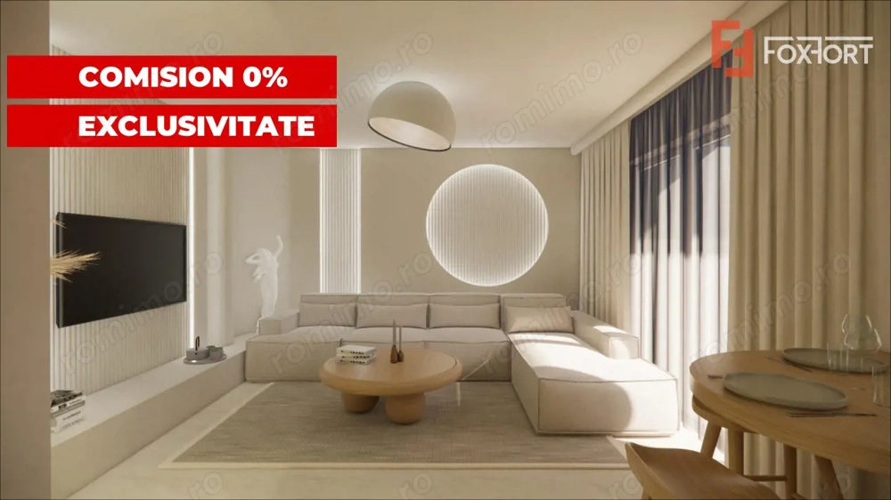 Apartament cu 2 camere, 53 mp utili - Zona Lipovei