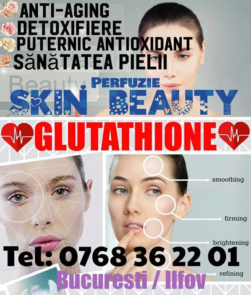 Perfuzie cu Glutathione la domiciliu in București si Ilfov 