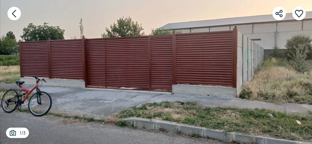 Vând teren intravilan in Brăila,  cartierul Chercea, str. Blasova, cu Autorizație  construcție casa 