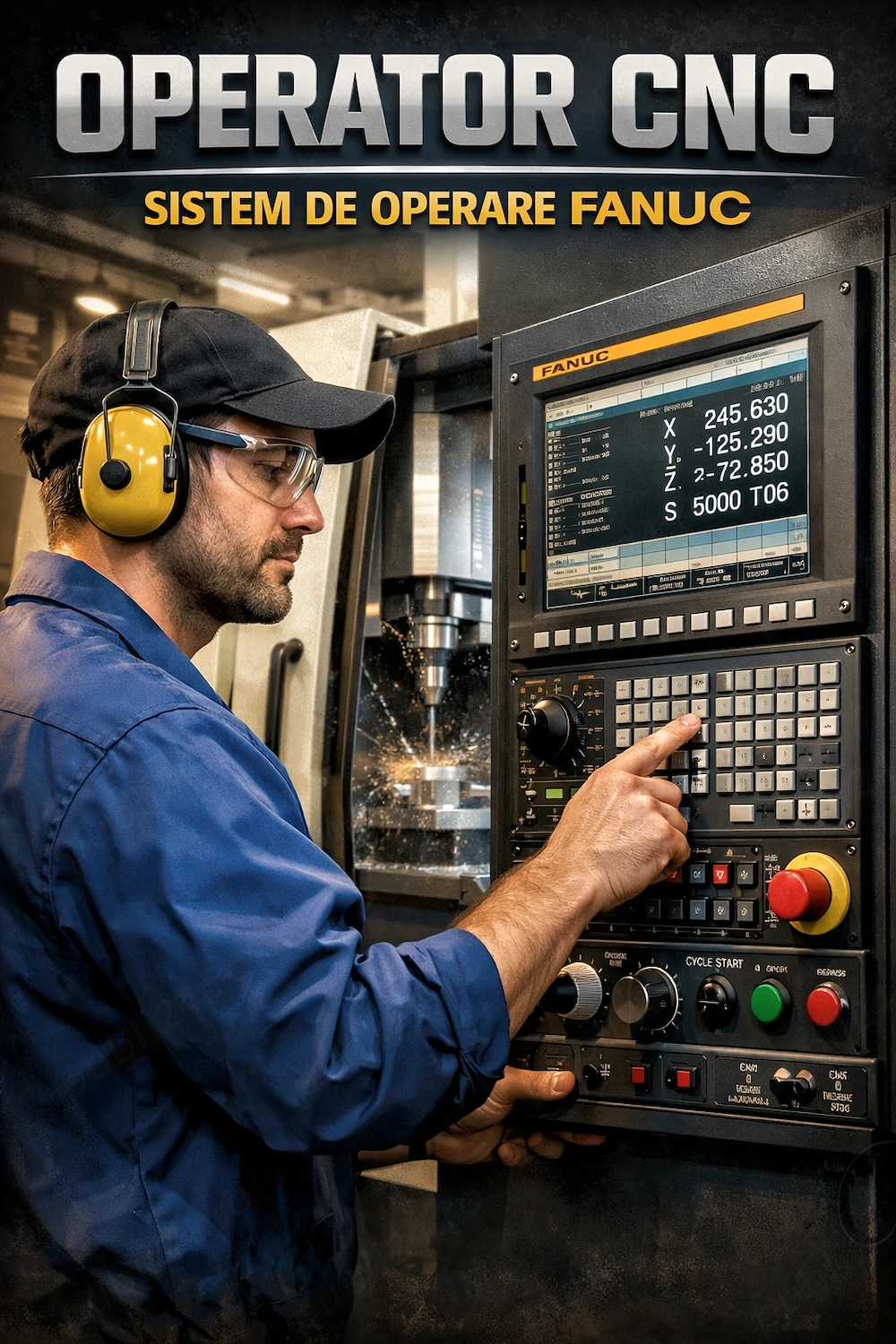 Angajam Operatori CNC pe sistem de operare Fanuc