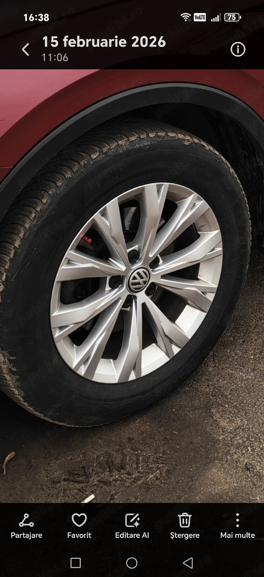 Jante aliaj originale de VW. SKODA 