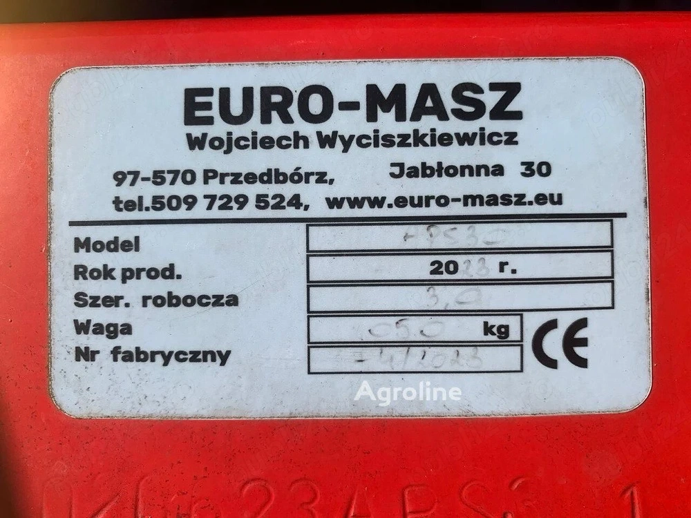 Cultivator de mirişte Euro-Masz APS 30