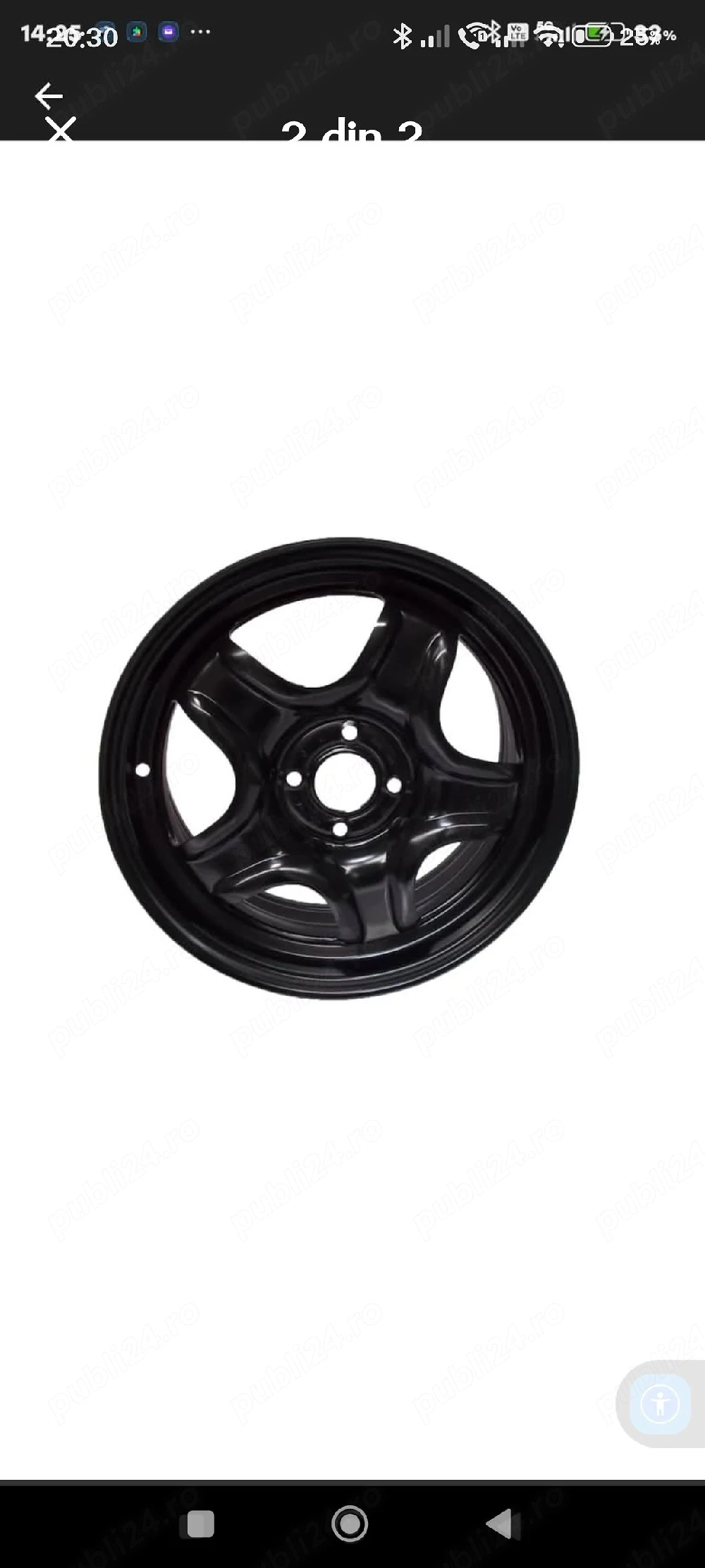 Jante tabla R16 Logan 3 