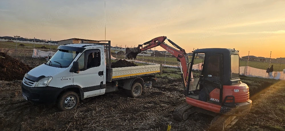 Sapatuti mecanizate fundatii beciuri fose inchiriere utilaje constructii